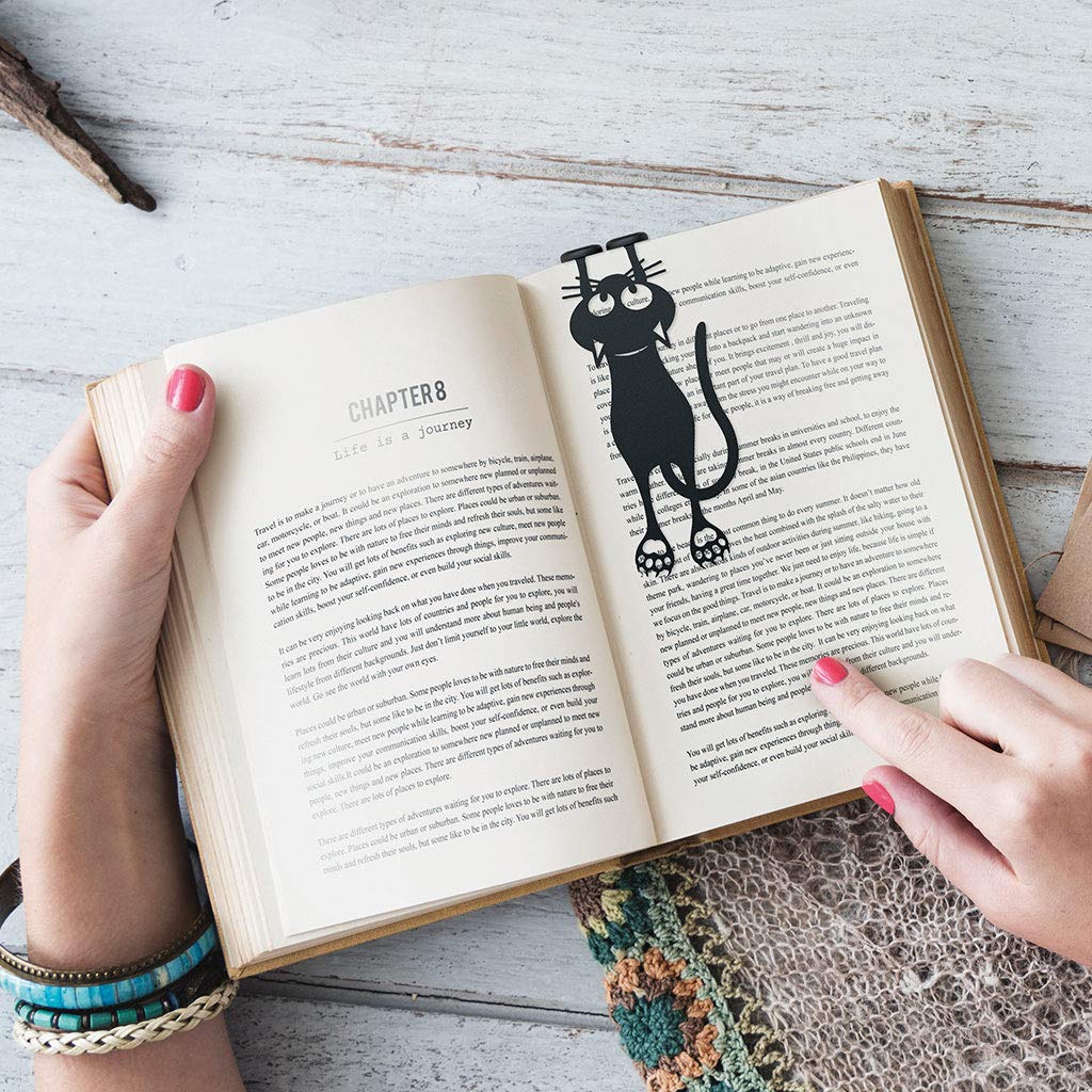 😸Funny Cat Bookmark- Locate Reading Progress With Cute Cat Paws🐾