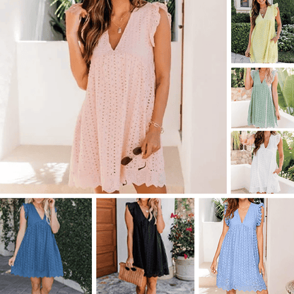 🔥Last Day 49% OFF🎁Elegant Lace Hollow Dress