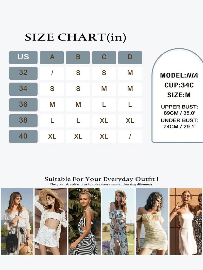 🔥Last Day 49% OFF🔥Solid Strapless Bra