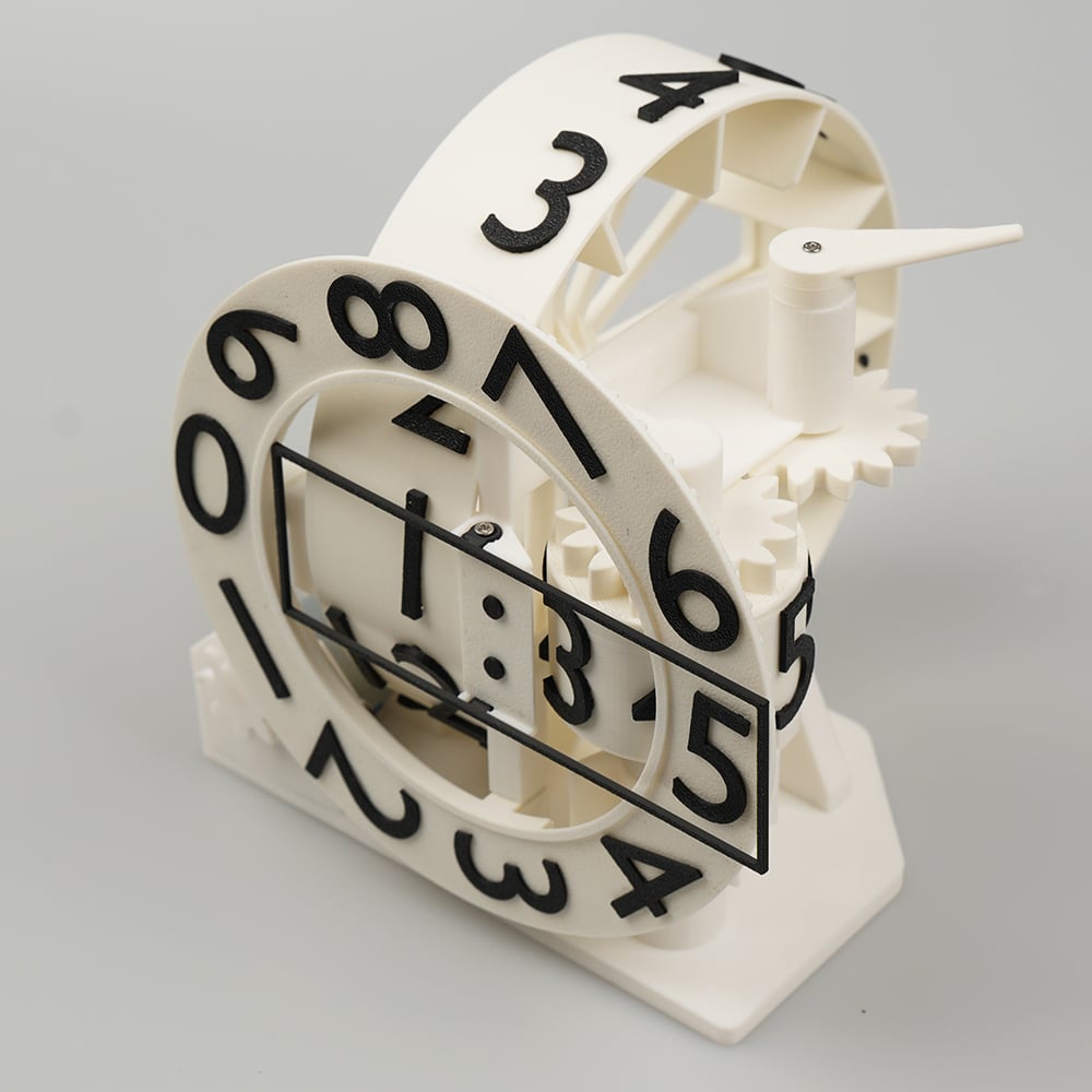 🕰️ 3D Printed Three-Axis Electric Clock: The Perfect Fusion of Precise Timekeeping and Artistic Aesthetics ✨