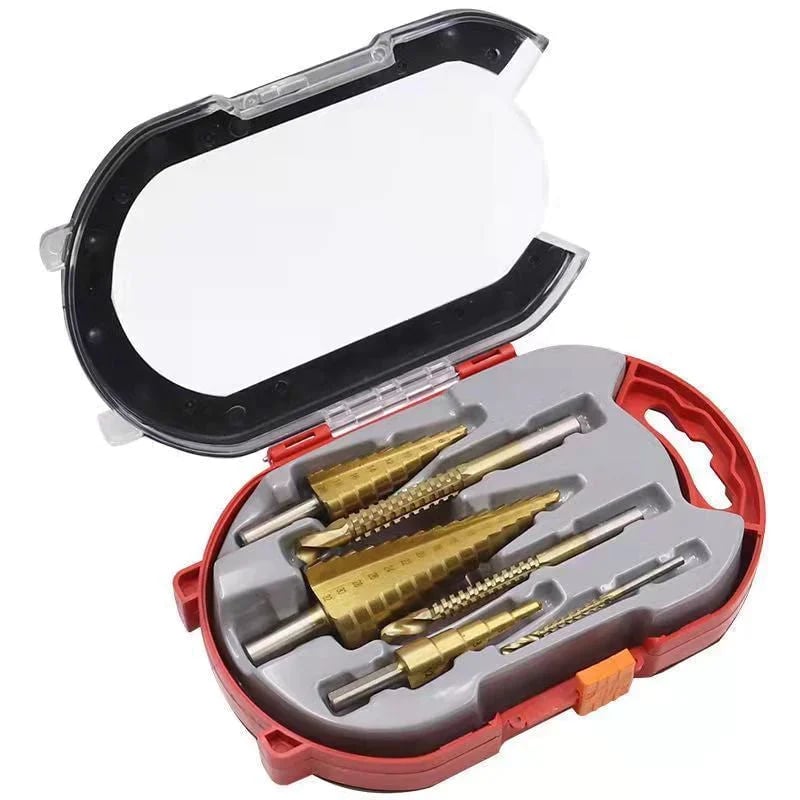 Step drill groove saw drill set (6 pieces)