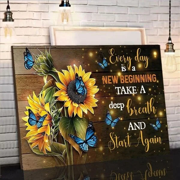 🦋Butterfly Sunflowers Wall Art🌻