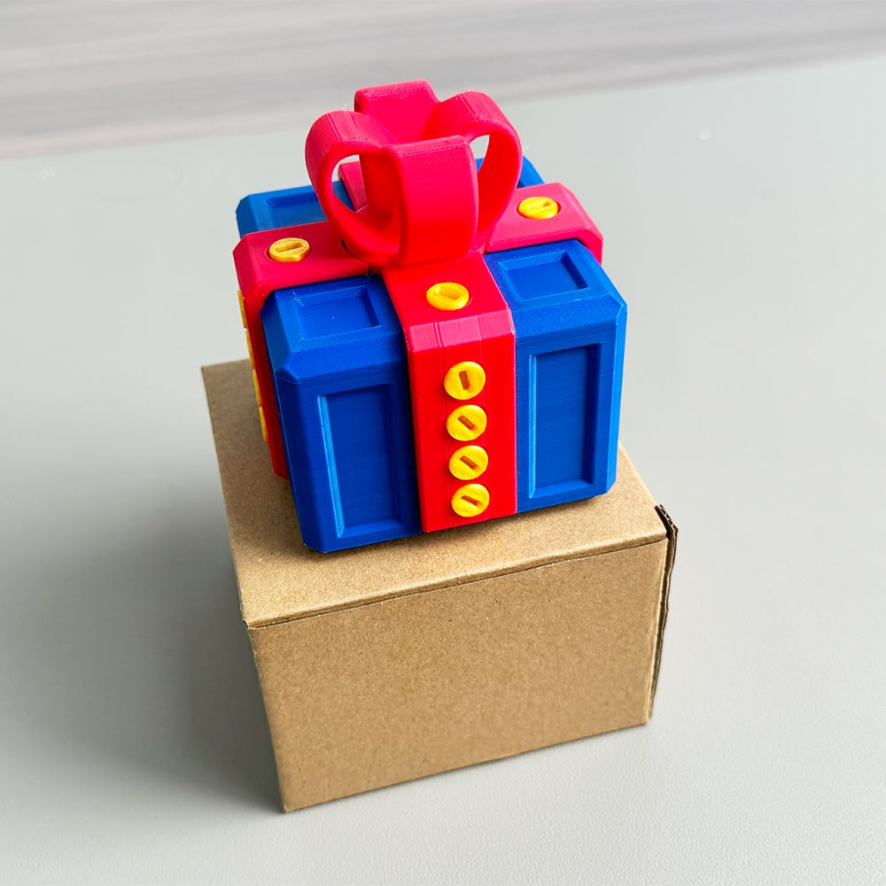 🎁 3D Printed Annoying Gift Box Ornaments 😂 - Ideal for Pranks and Mischief!