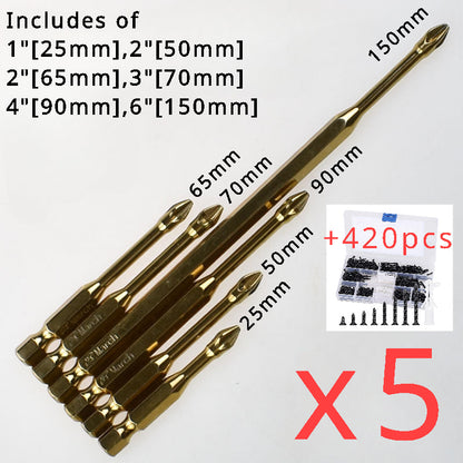 Magnetic Screwdriver Bit(S3 Alloy Steel)