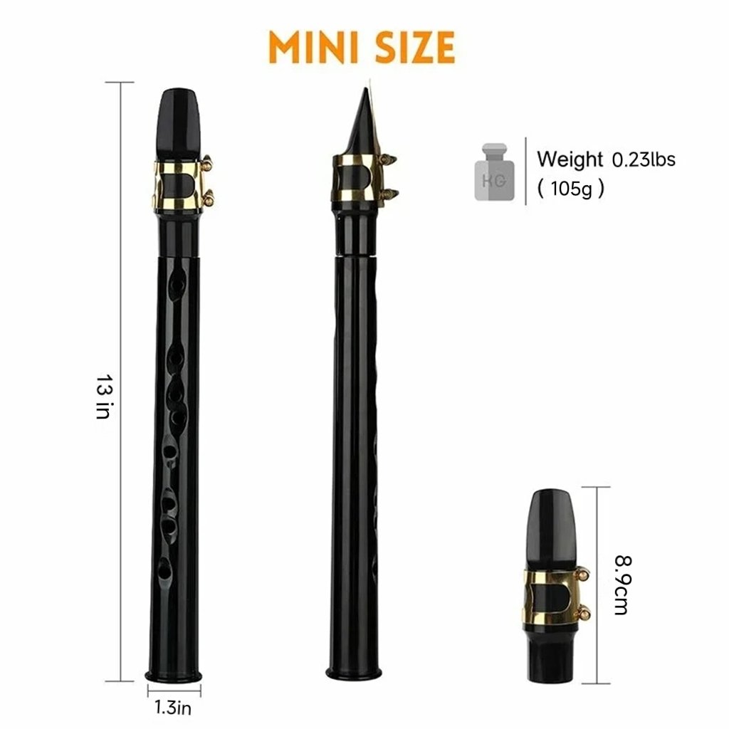 🎶Key of C Two Octave Range Pocket Travel Saxphone