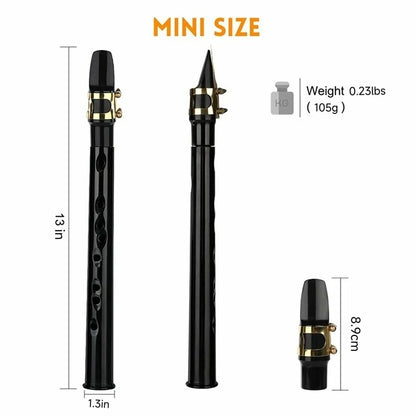 🎶Key of C Two Octave Range Pocket Travel Saxphone
