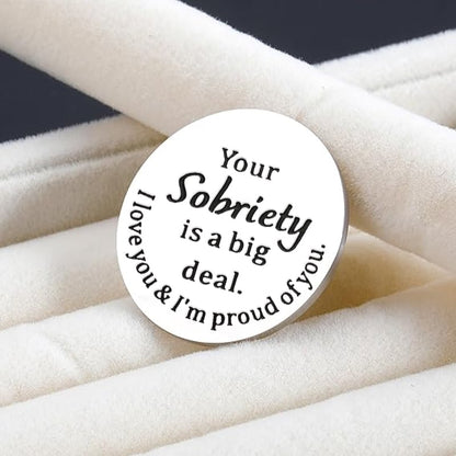 ❤️Sobriety Recovery Gifts Inspirational Keychain