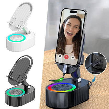 5-in-1 Bluetooth Audio Power Bank Ambient Lighting Bracket