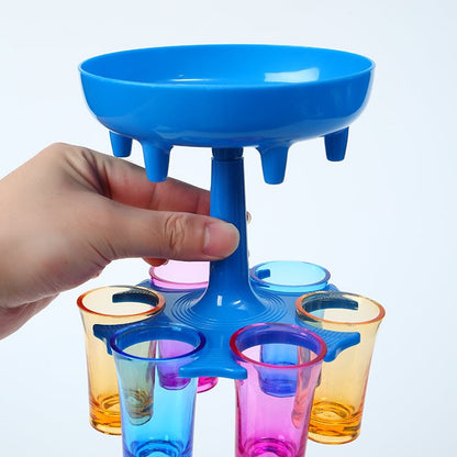 Shot Glass Dispenser with Cups
