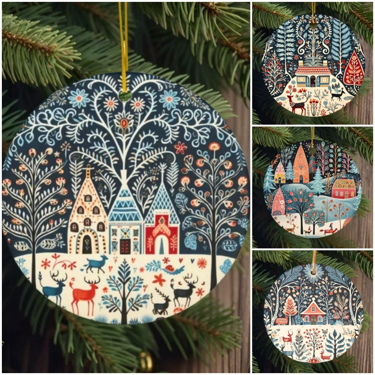 Scandinavian Christmas Ornaments