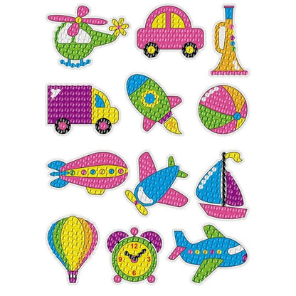 DIY children's free stick cartoon painting