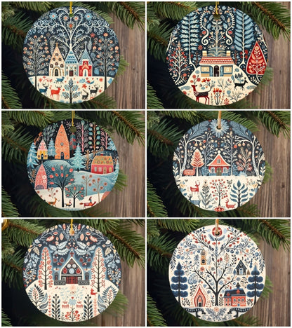 Scandinavian Christmas Ornaments