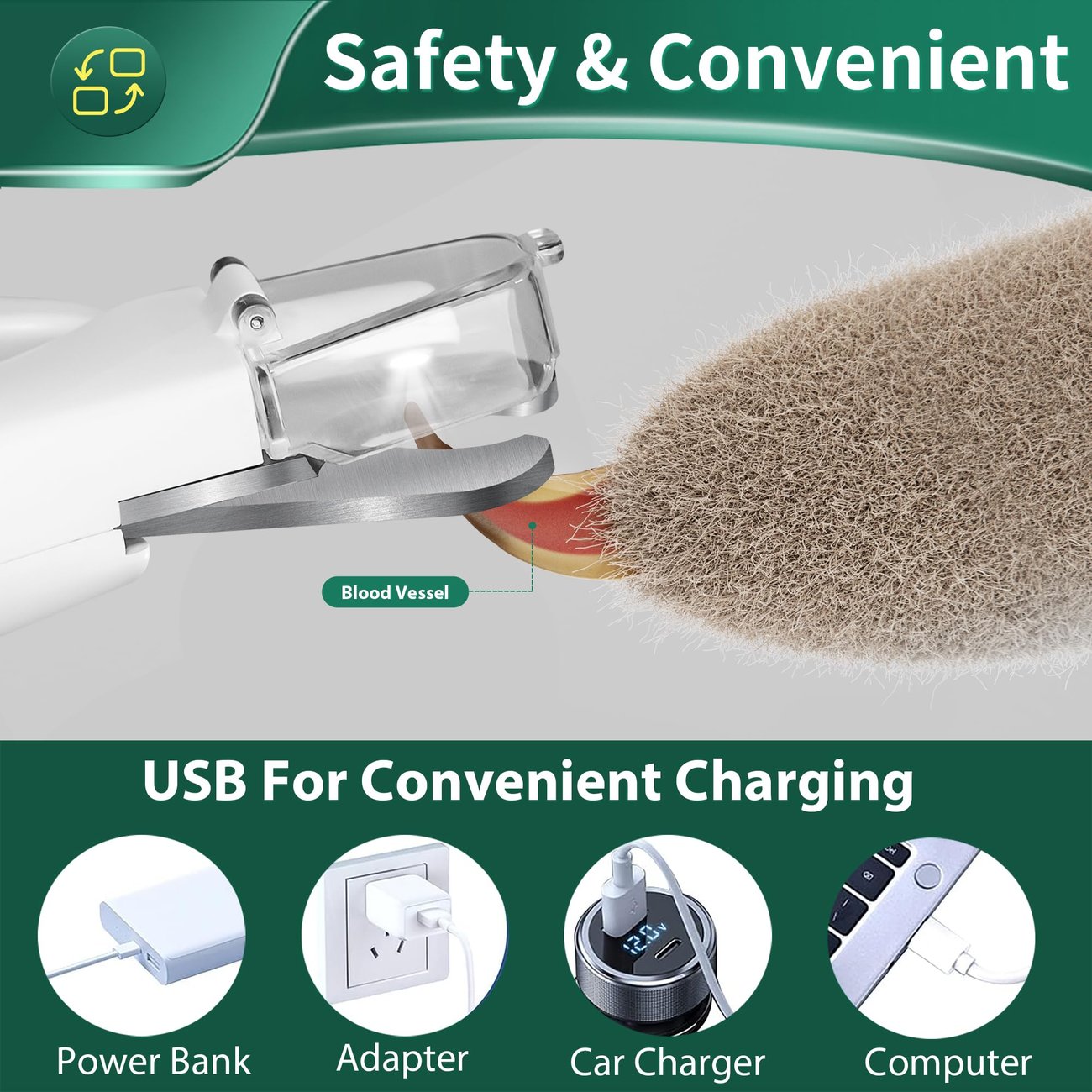 2-in-1 Pet Nail Grinder