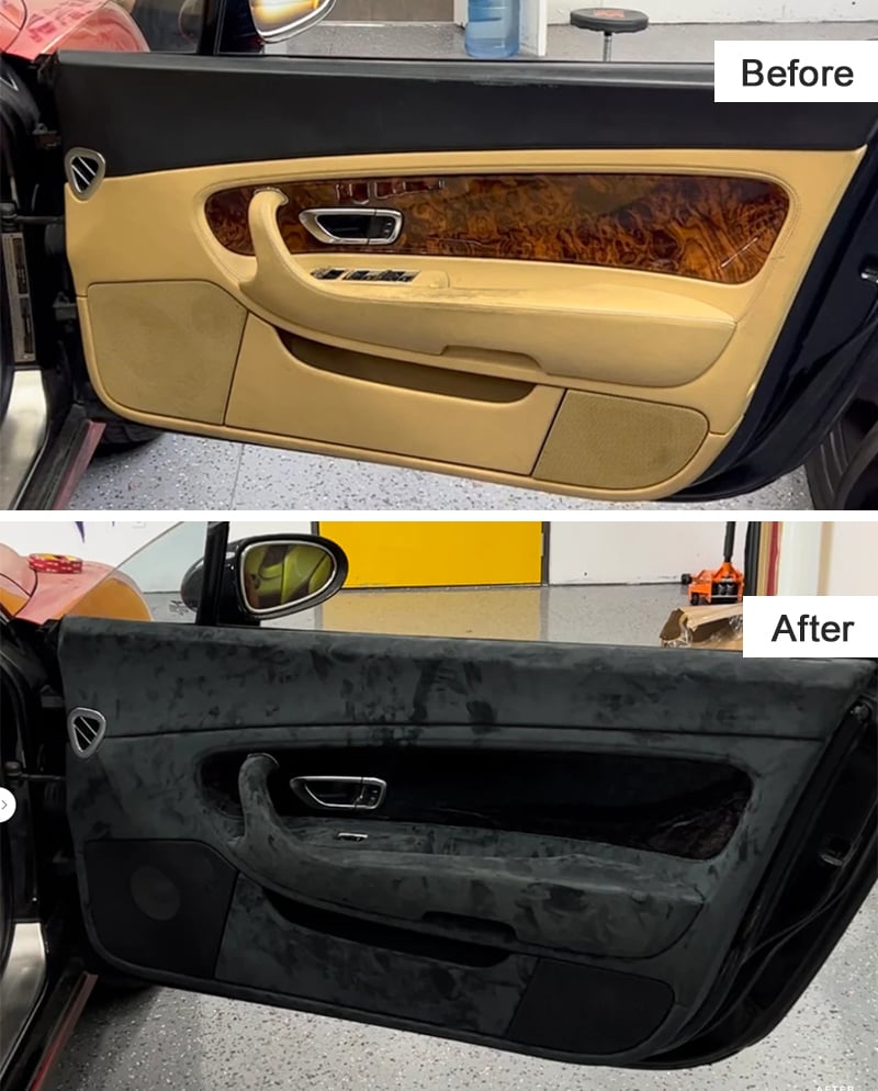 🔥Self-Adhesive Faux Suede Fabric for Automotive/ Home Repair/ DIY