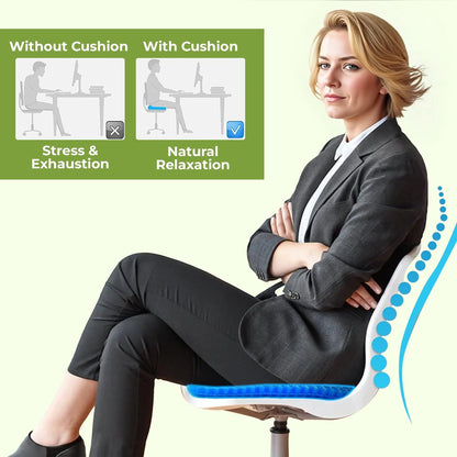 🔥Last Day Discount 49% Off -Honeycomb Gel Seat Cushion – All-day Comfort while Working -