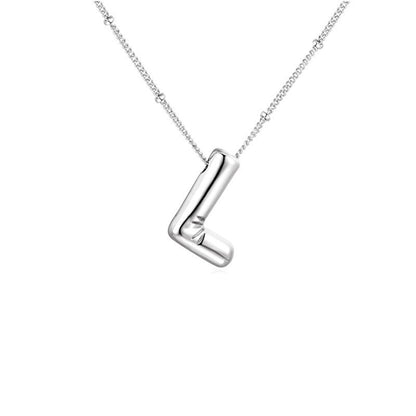 🔥Summer sale🎁⏰Bubble Letter Necklace