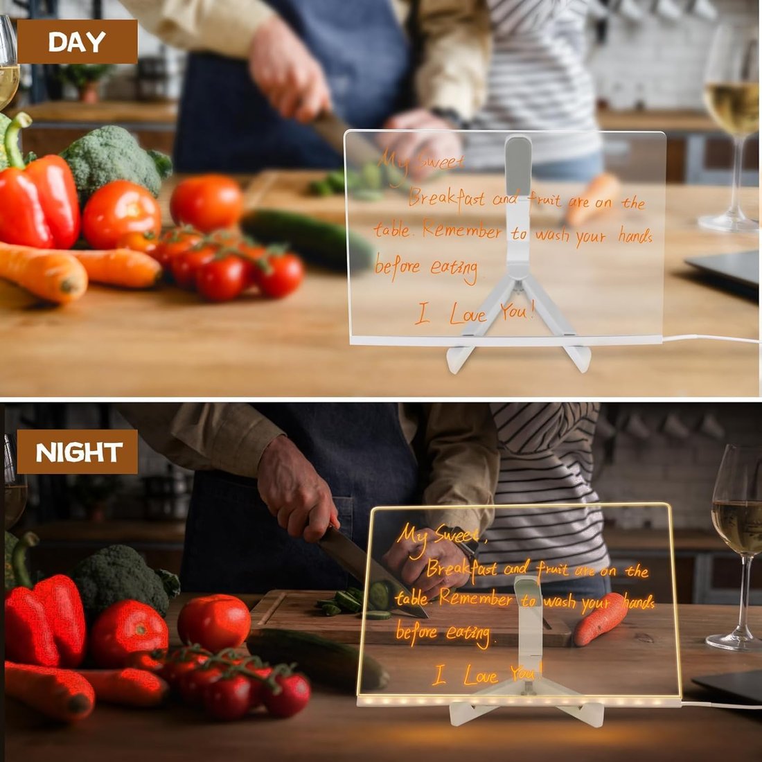 🔥Last Day 49% OFF✨Night light Erasable Message Board