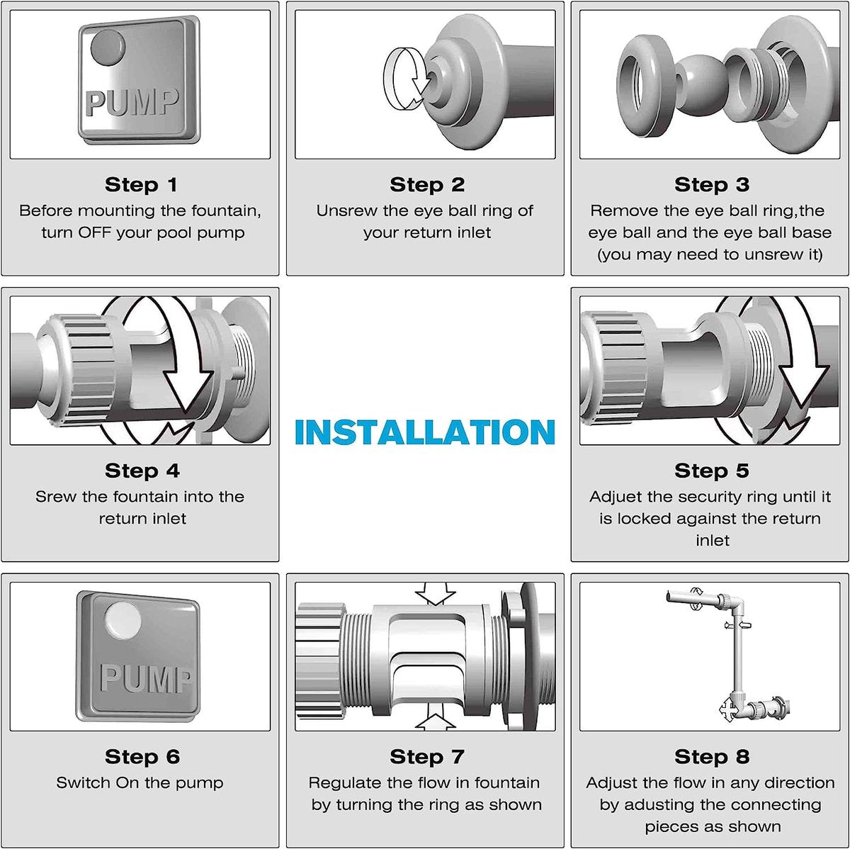 ☀️Summer Hot Sale 49% OFF🌊Pool Fountain Stand