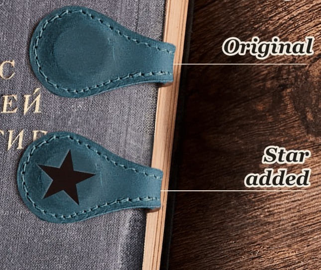 🔥Magnetic Leather Bookmark