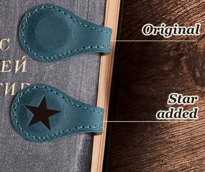 🔥Magnetic Leather Bookmark