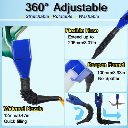 🔥BUY 2 GET 1 FREE🔥Universal Household Folding Buckle Funnel