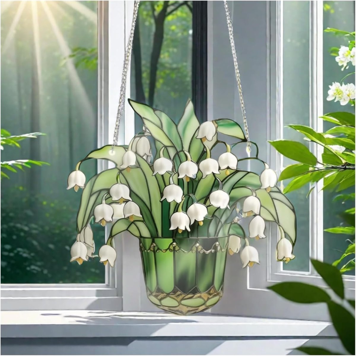 🌷LAST DAY 70%OFF 🌺Stained Suncatcher Hanging Decor