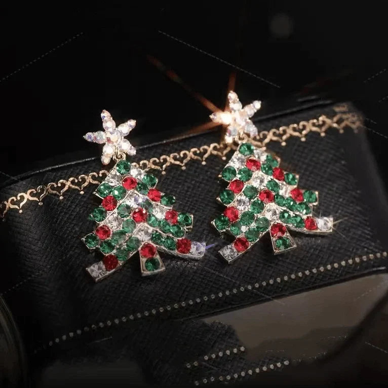 🎄Shiny Christmas Tree Earrings