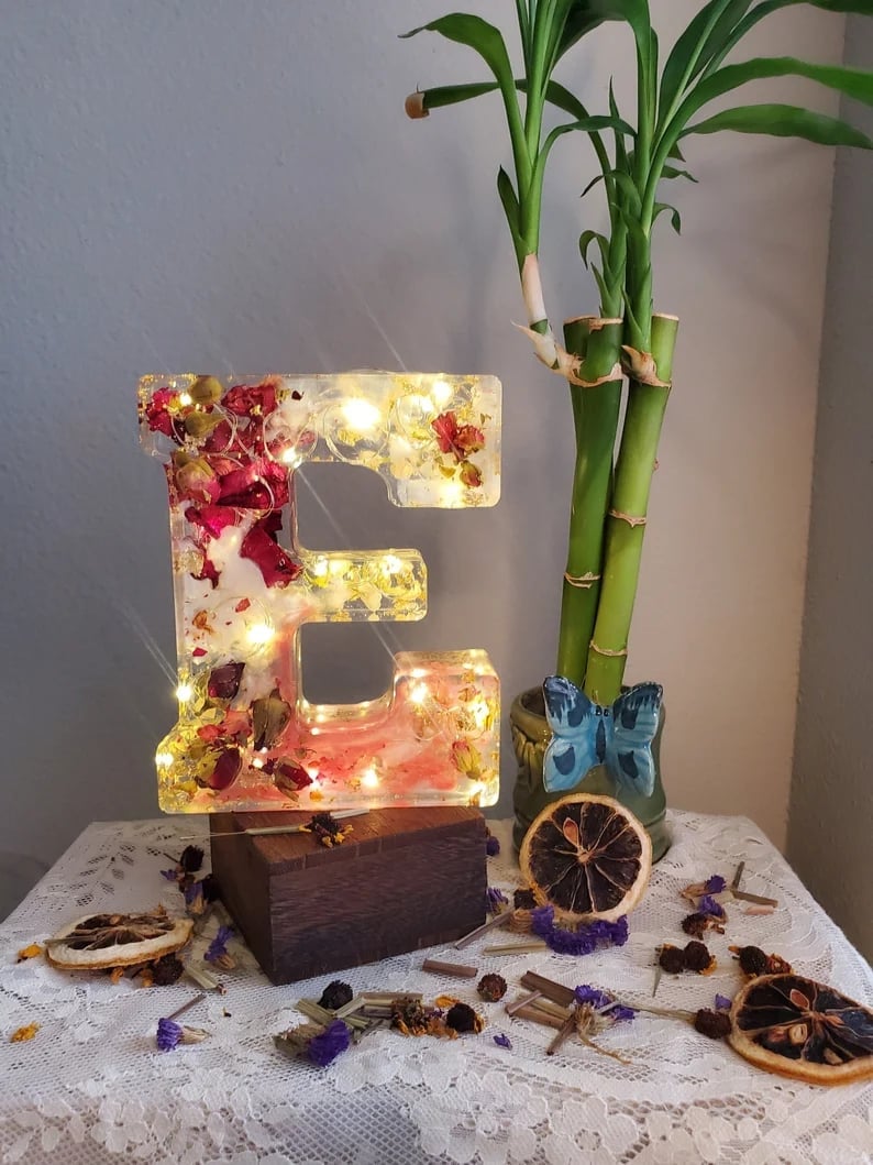 🎁49% OFF - Handmade Floral Night Light🎉