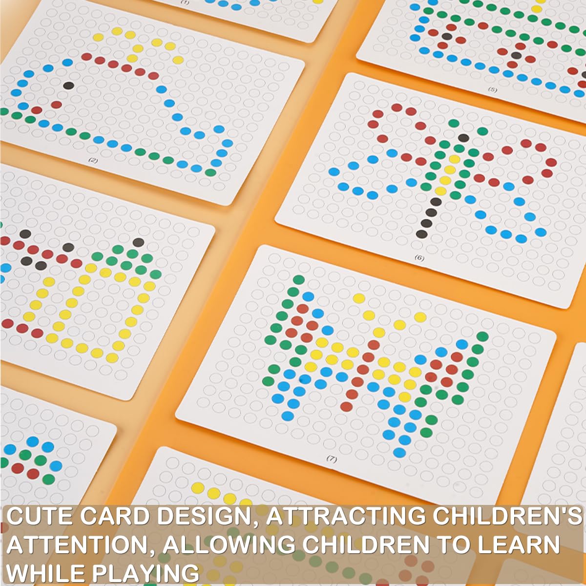 💝Montessori Educational Toys💝-Fun Dot Art Magnetic Bead Drawing Board