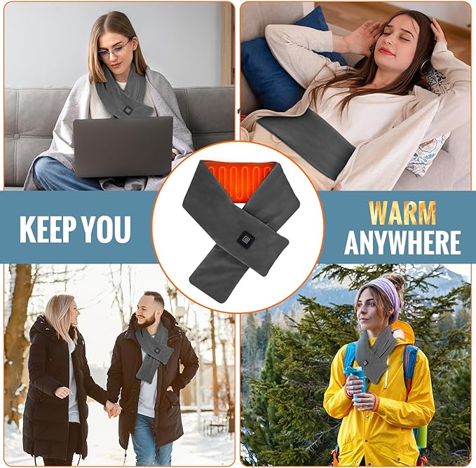 🔥Winter Hot Sale 70% OFF - 2025 New Intelligent Electric Heating Scarf