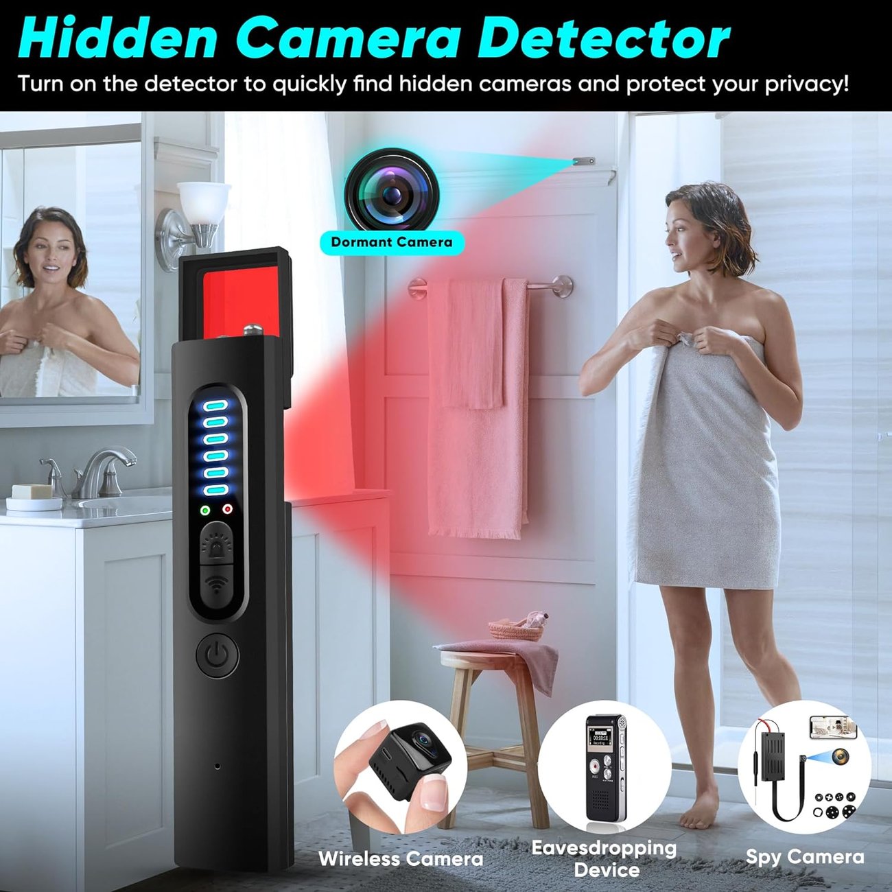 ❤️HOT SALE❤️Hidden Camera & GPS Tracker Detector