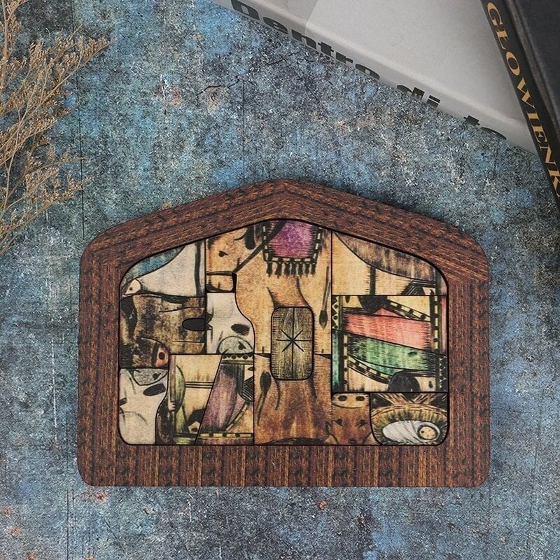 Nativity Puzzle Wooden Jesus Puzzles Set Jigsaw Game
