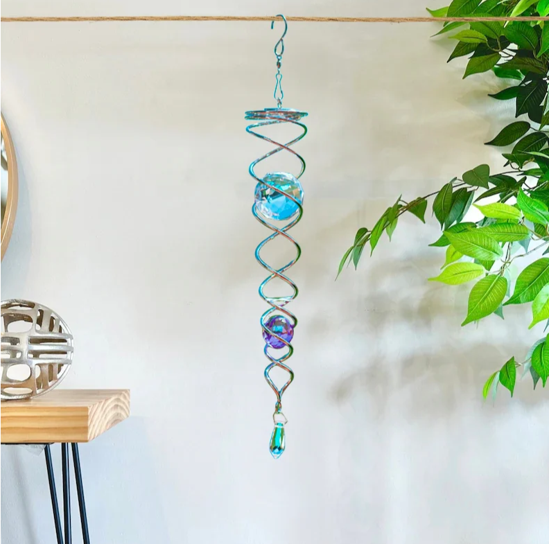 ✨Handmade Mystic Crystal Spiral: Purify Energy & Attract Good Luck