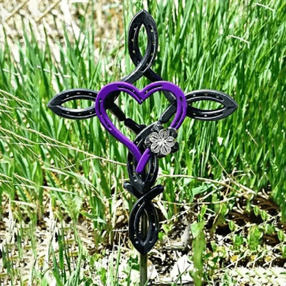 🎁Last Day Promotion 70% OFF - ❤️Natural Horseshoe Cross With Heart