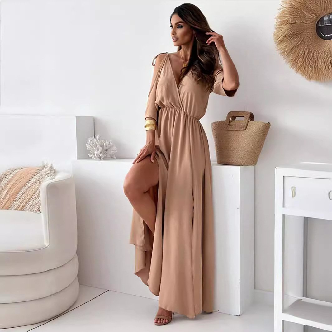 Maxi High Waist Maxi Dress