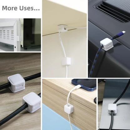 🔥BUY MORE SAVE MORE—Magnetic Cord Organizer, Easy Secure Adhesive Cable Management
