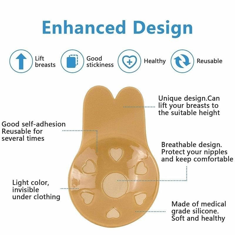 🔥[HOT SALE 50% OFF]🔥 Invisible bunny chest sticker