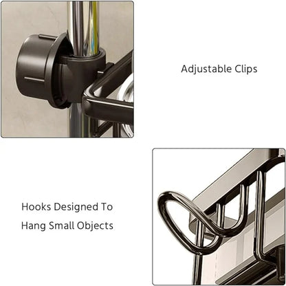 🔥(2024 New Arrival-48% OFF)🔥👨‍🍳Kitchen Sink Faucet Organizer