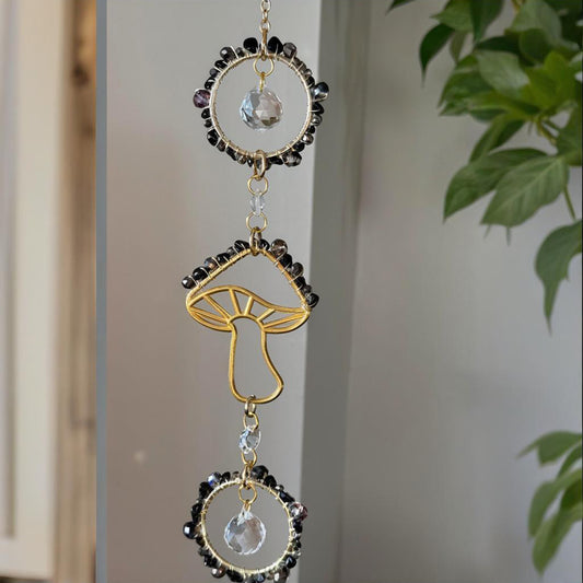 🍄Enchanted Mushroom Sun Catcher – A Whimsical Touch for Your Magical Space