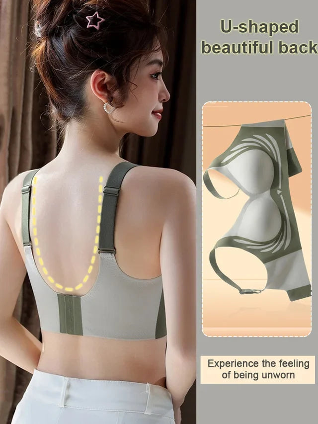 Lifting Anti-Sagging Wire-Free Push-up Bra