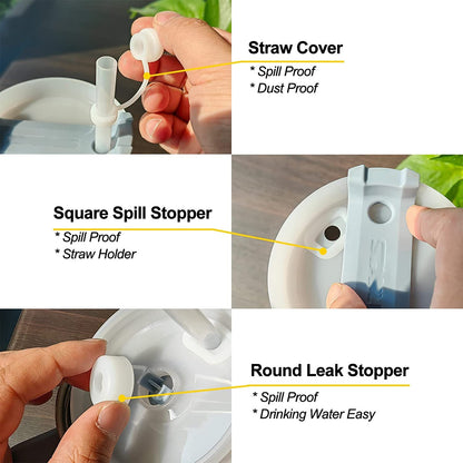 Silicone Spill Proof Stopper Set