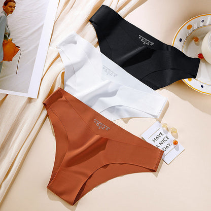 Seamless Ice Silk Thong