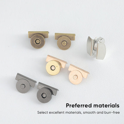 Metal seamless magnetic buckle