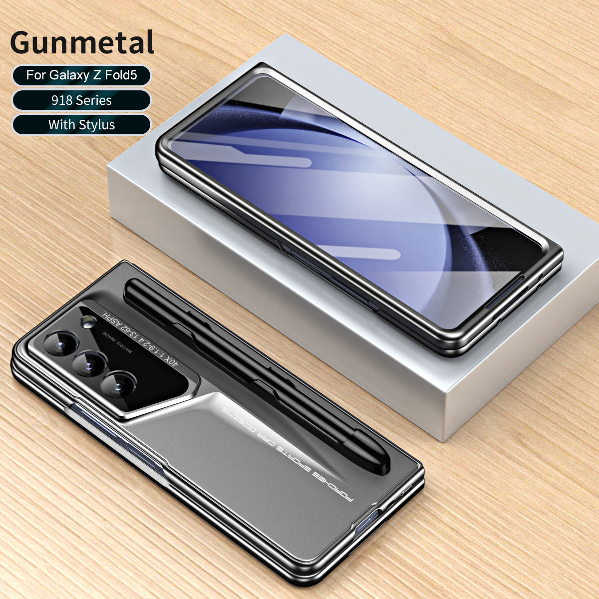 Streamline Design Ultra Thin All-included Screen Glass Film Case With S-Pen Slot For Samsung Galaxy Z Fold6/5
