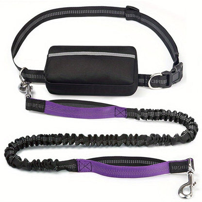 🔥Mother's Day Sale -Hands Free Dog Leash with Zipper Pouch