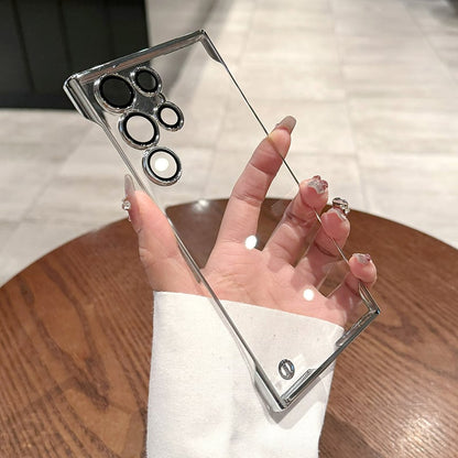 🔥New In Samsung S25 Series Case - Samsung Frameless Magnetic Transparent Case