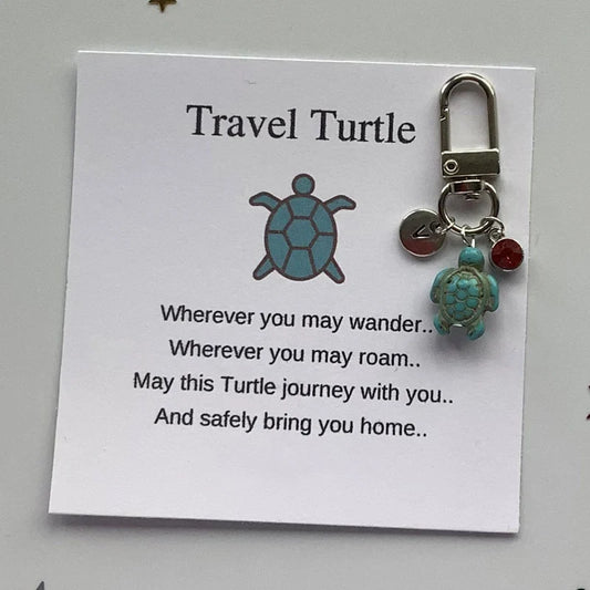 Handmade Turtle Keychain