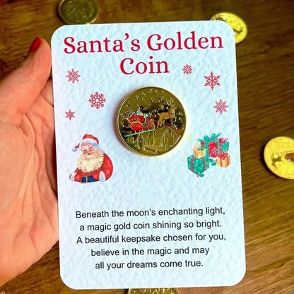 🎅Santa Gold Coins for Christmas Eve Boxes