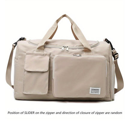 Premium Weekender – Spacious Travel & Gym Duffle with Shoe Storage