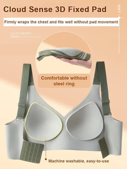 Lifting Anti-Sagging Wire-Free Push-up Bra